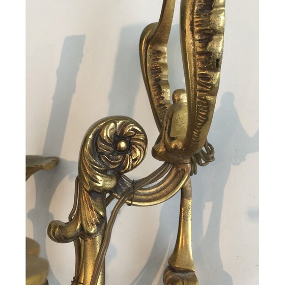 Image 1 of Paire d'appliques vintage de style Louis XV, 1960