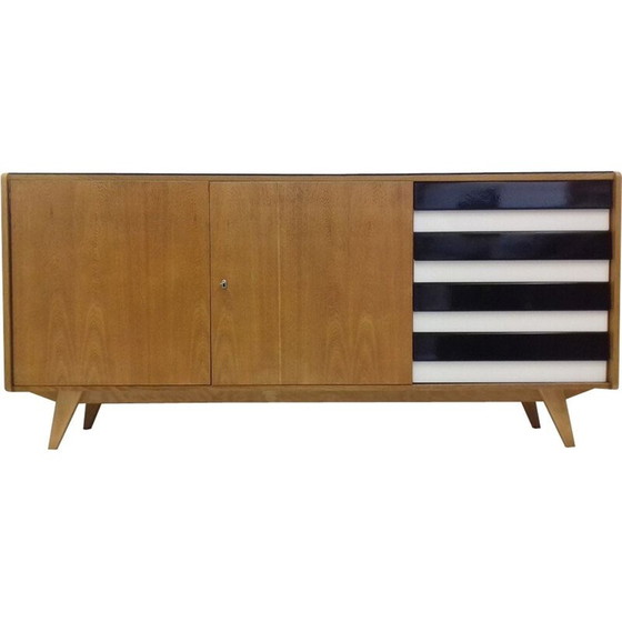 Image 1 of Commode vintage pour Interier Praha en hêtre et plastique années 1960