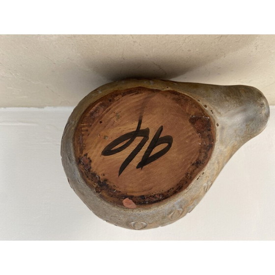 Image 1 of Hibou en céramique vintage d'Agnès Escala, 1970