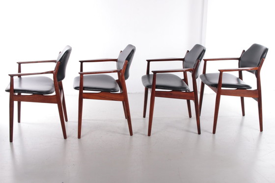 Image 1 of Chaises Arne Vodder modèle 62A par Sibast, Danemark, années 1960