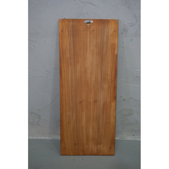 Image 1 of Miroir mural en noyer vintage Pop Art, 1970