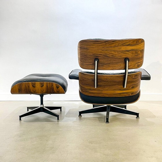 Image 1 of Fauteuil vintage en palissandre Rio par Charles et Ray Eames pour Herman Miller, 1970