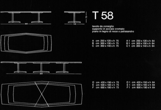 Image 1 of Bureau de direction Tecno, modèle T58