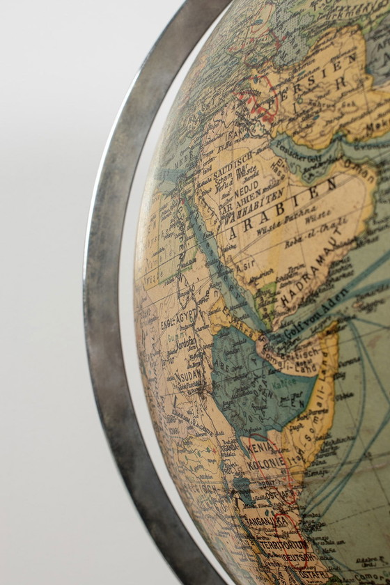 Image 1 of Ancien globe de Christophe Colomb avec boussole 70648