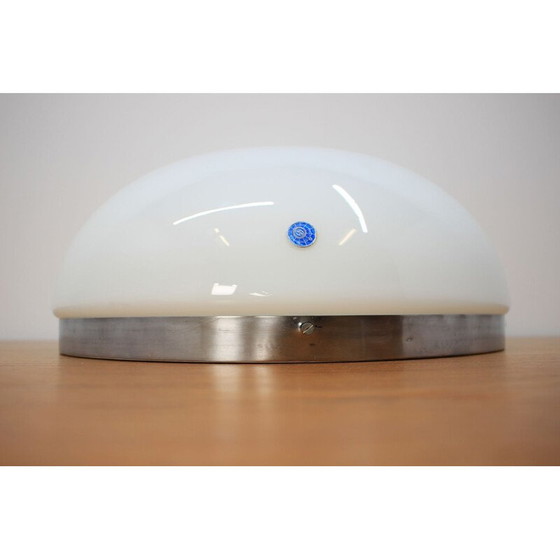 Image 1 of Ensemble de 3 lampes de plafond Bauhaus vintage par Napako, Tchécoslovaquie 1940