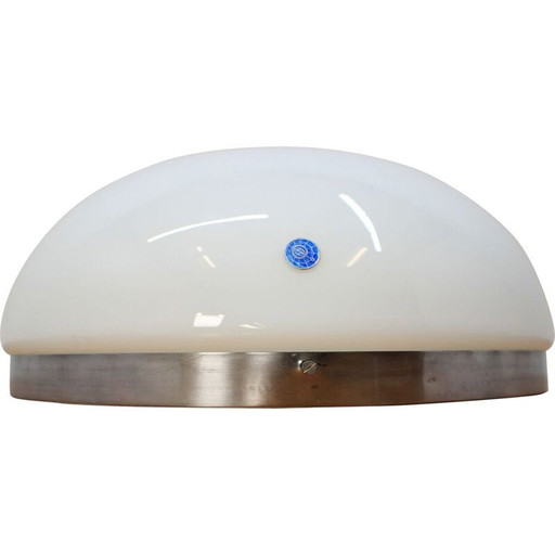 Ensemble de 3 lampes de plafond Bauhaus vintage par Napako, Tchécoslovaquie 1940