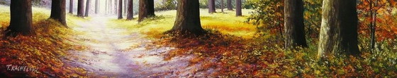 Image 1 of Tomasz Kachelski "Forêt d'automne" (en anglais)