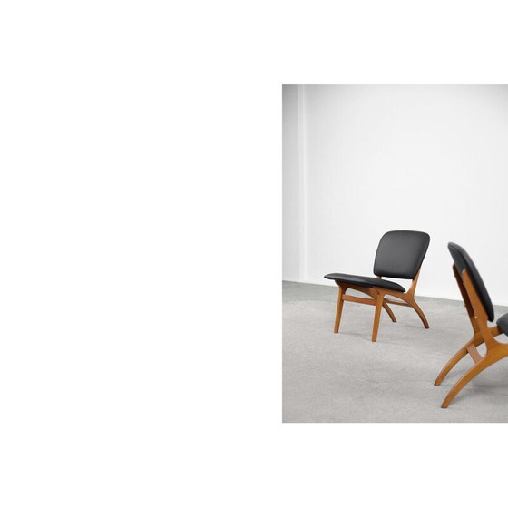 Image 1 of Paire de fauteuils suédois Jylland du milieu du siècle par Jio Möbler, 1953