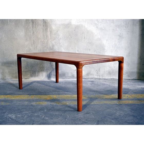 Image 1 of Table basse vintage en teck massif par Niels Bach, Danemark 1970