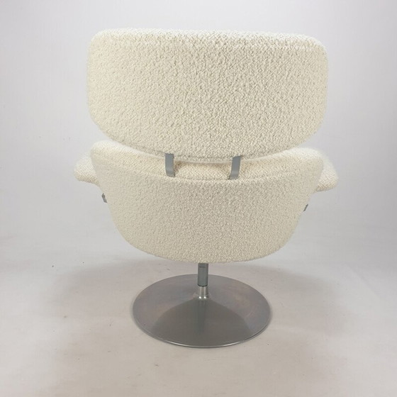 Image 1 of Fauteuil et ottoman Tulip Vintage par Pierre Paulin pour Artifort, 1980