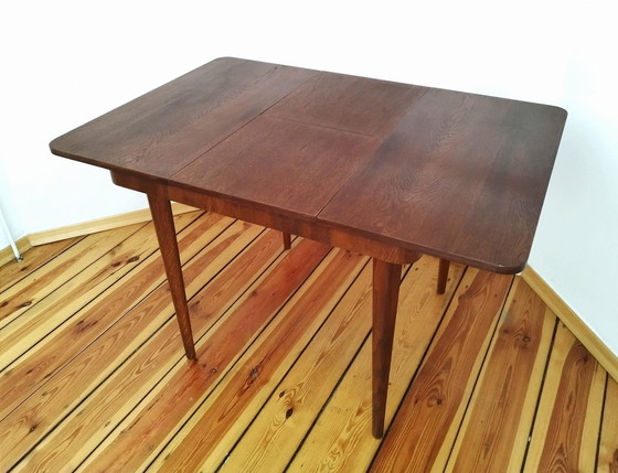 Image 1 of Table à rallonge tchécoslovaque par J. Halabala pour Jitona, 1950S