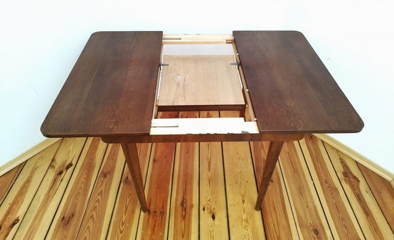 Image 1 of Table à rallonge tchécoslovaque par J. Halabala pour Jitona, 1950S