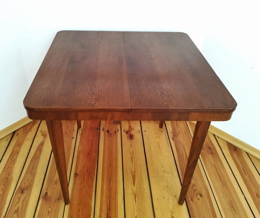 Table à rallonge tchécoslovaque par J. Halabala pour Jitona, 1950S