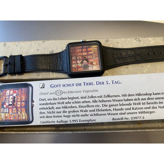 Image 1 of Montre vintage de l'artiste autrichien Hundertwasser, années 1995