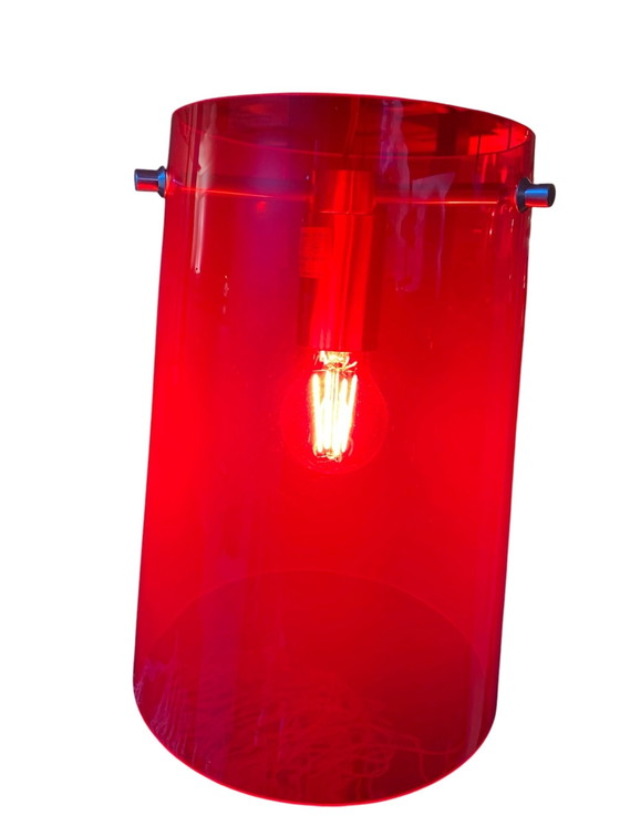 Image 1 of Prandina Sera Petite lampe suspendue en verre rouge