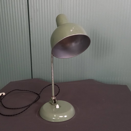 Lampe de bureau militaire vintage