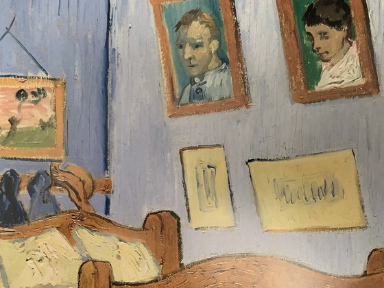 Image 1 of Vincent Van Gogh : "La chambre à coucher d'Arles, 1889".