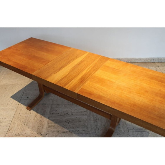 Image 1 of Table basse extensible en bois courbé vintage par Drevopodnik Holesov, Tchécoslovaquie 1970
