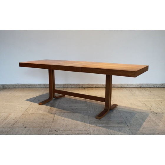 Image 1 of Table basse extensible en bois courbé vintage par Drevopodnik Holesov, Tchécoslovaquie 1970