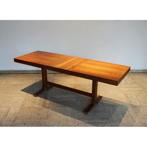 Image 1 of Table basse extensible en bois courbé vintage par Drevopodnik Holesov, Tchécoslovaquie 1970