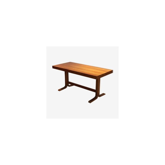 Image 1 of Table basse extensible en bois courbé vintage par Drevopodnik Holesov, Tchécoslovaquie 1970