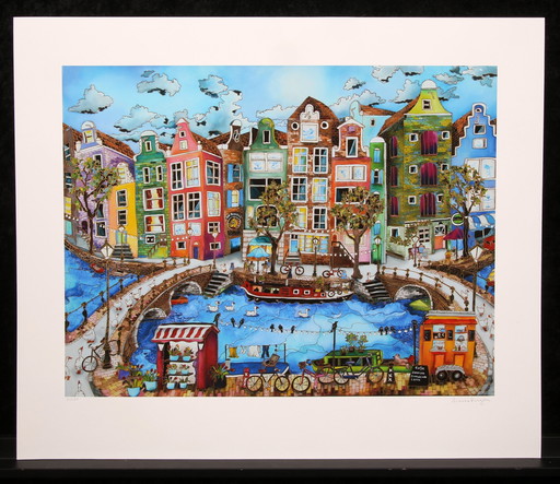 Pergola, Linnea - Amsterdam - Giclee - Signé à la main