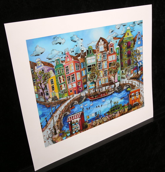 Image 1 of Pergola, Linnea - Amsterdam - Giclee - Signé à la main