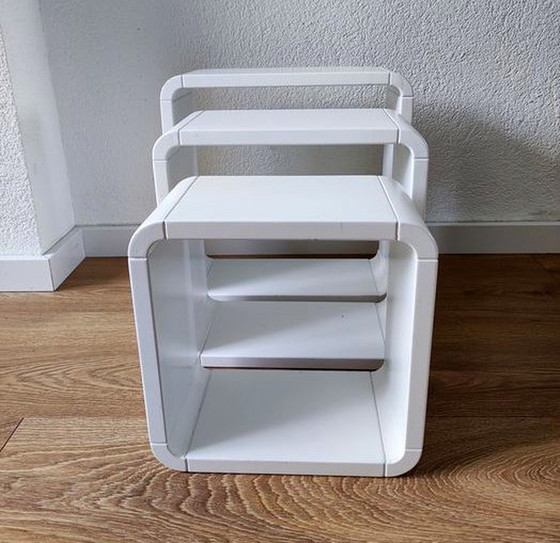 Image 1 of Etagères Vintage • Éléments Modulables • Bois Laqué • 1970