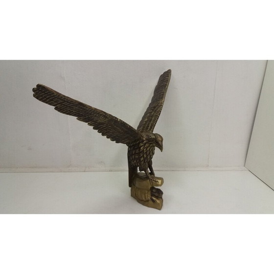 Image 1 of Sculpture d'aigle en bois Vintage Art Deco, Allemagne 1920