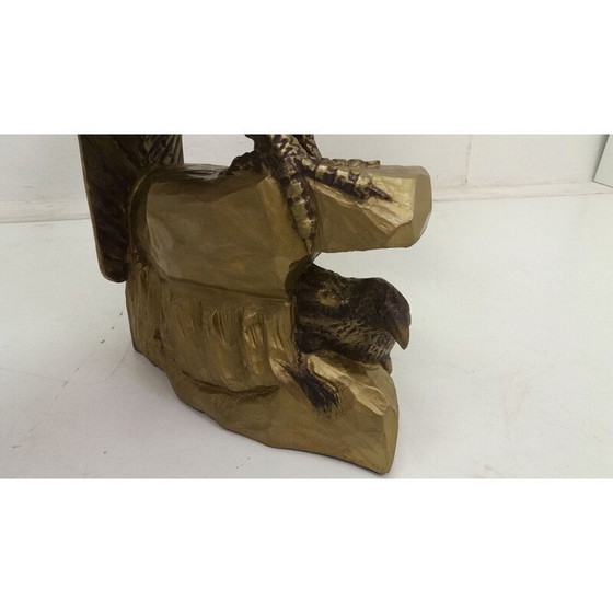 Image 1 of Sculpture d'aigle en bois Vintage Art Deco, Allemagne 1920