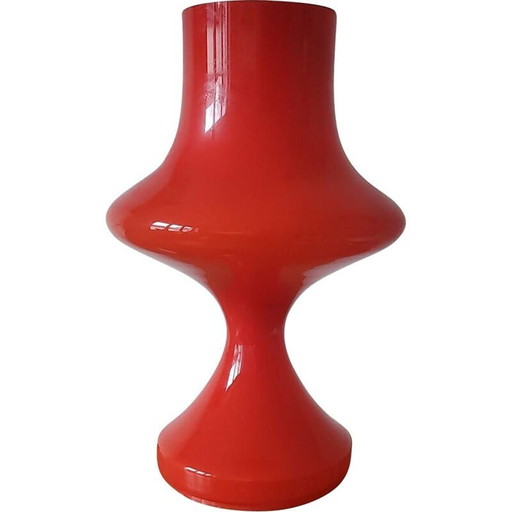 Lampe de table en verre du milieu du siècle par Tabery, 1970