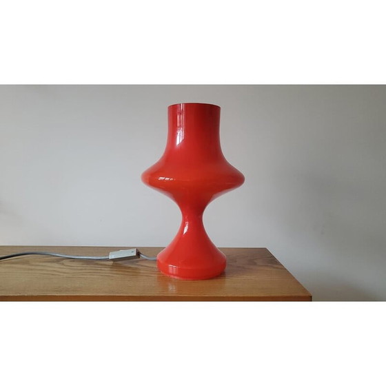 Image 1 of Lampe de table en verre du milieu du siècle par Tabery, 1970