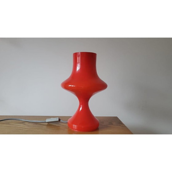 Image 1 of Lampe de table en verre du milieu du siècle par Tabery, 1970