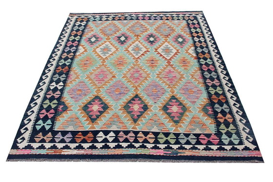 Image 1 of Kilim afghan tissé à la main - 189 X 151 cm - New