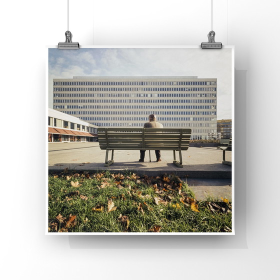 Image 1 of 1X Homme à côté du moderniste, 1965 | Architecture minimaliste