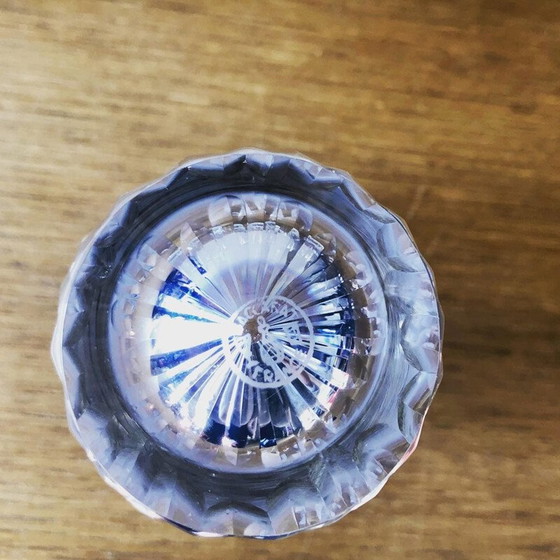 Image 1 of Ensemble de 4 verres en cristal vintage "Casino