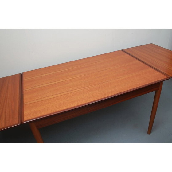 Image 1 of Table vintage en palissandre et hêtre, Danemark années 1960