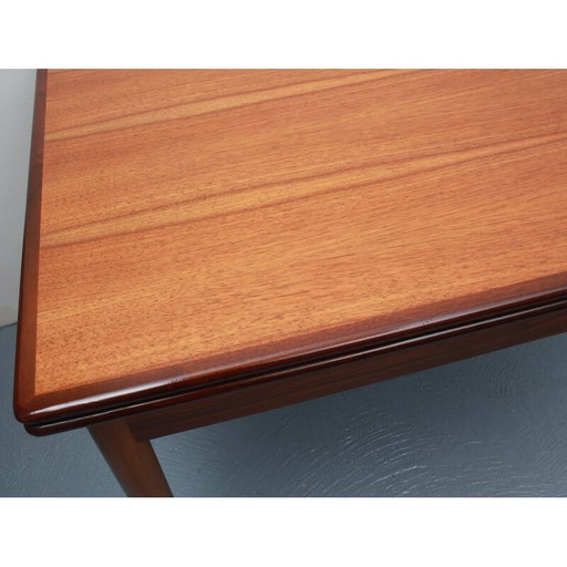 Table vintage en palissandre et hêtre, Danemark années 1960