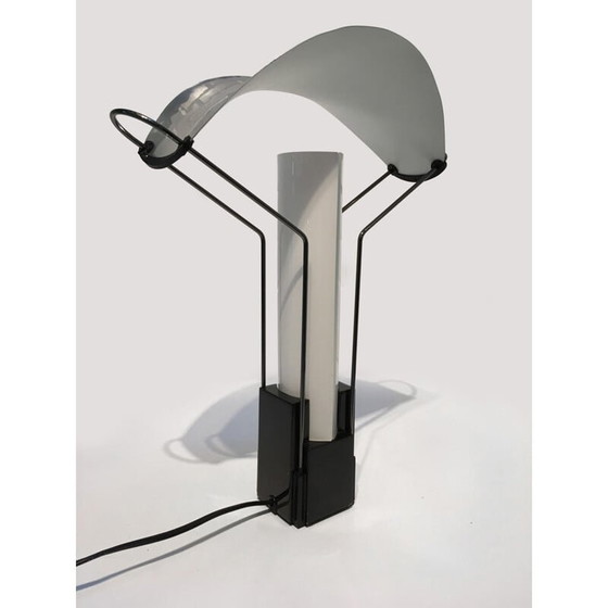 Image 1 of Lampe de table vintage en métal laqué par King et Miranda pour Arteluce, 1980