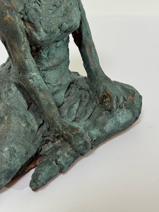 Image 1 of Sculpture en terre cuite - Une femme - Yolande Ide (1931)