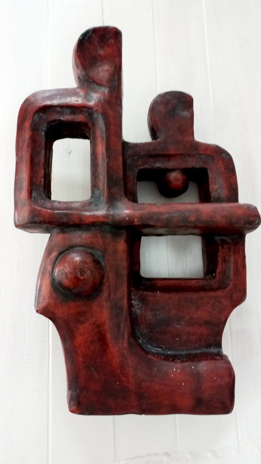 Sculpture Brutaliste Unique - Abstrait (1960-70's)