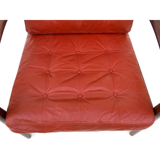 Image 1 of Paire de fauteuils vintage en bois de rose par Grete Jalk pour France et Son, années 1960