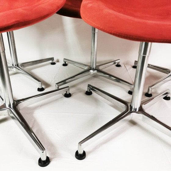 Image 1 of Ensemble de 6 chaises vintage "Eyes" par J.Foersom et P.Hiort-Lorenzen pour Erik Jorgensen, Danemark 2009