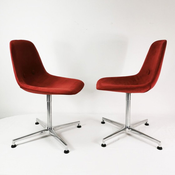 Image 1 of Ensemble de 6 chaises vintage "Eyes" par J.Foersom et P.Hiort-Lorenzen pour Erik Jorgensen, Danemark 2009