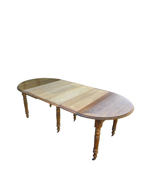 Image 1 of Table À Manger Extensible En Bois