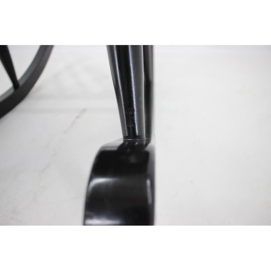 Image 1 of Fauteuil à bascule vintage en hêtre par Varjosen Puunjalostus, Finlande années 1960