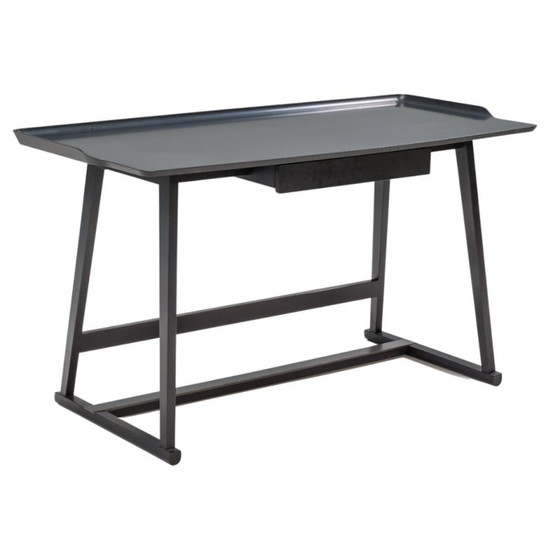 Image 1 of Bureau vintage Recipio '14 noir par Antonio Citterio pour B and B Italia Maxalto