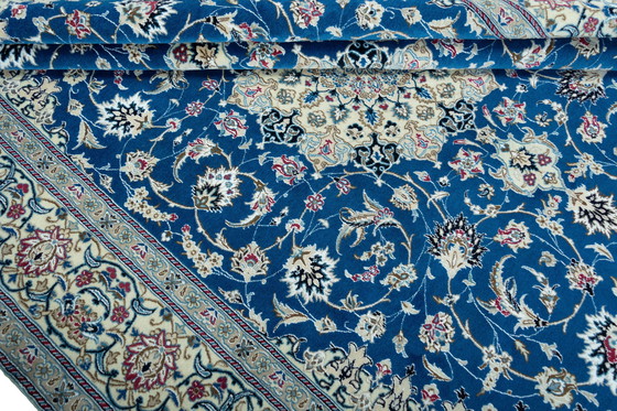 Image 1 of Tapis d'Orient noué à la main Naïn 9 La avec Soie - 295 X 205 cm