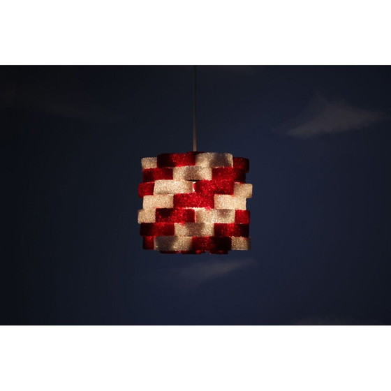 Image 1 of Lampe suspendue vintage en plastique dur, Tchécoslovaquie 1960