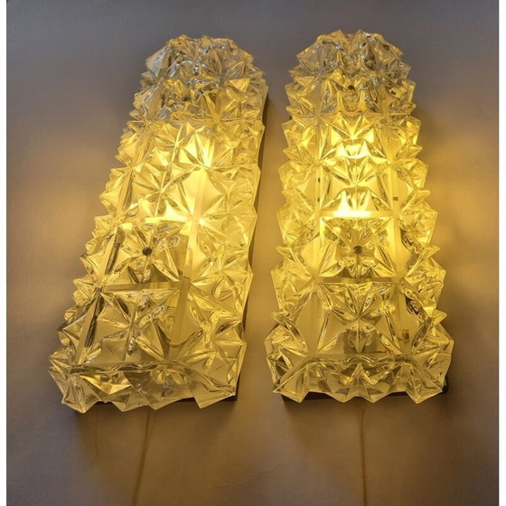 Image 1 of Paire d'appliques kinkeldey vintage, Allemagne 1970